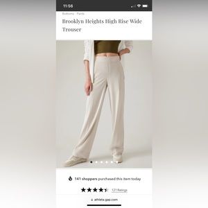 Athleta BrookLyn Heights Slim Pant - Tall size 2 NEW